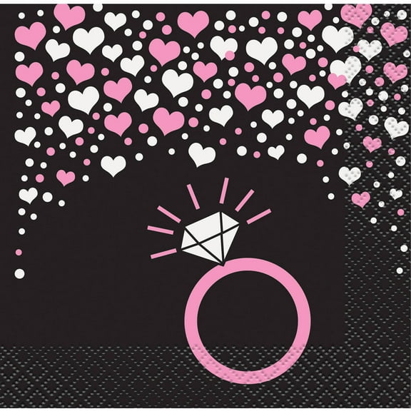 Bachelorette Party Cocktail Napkins, 5 in, 16ct