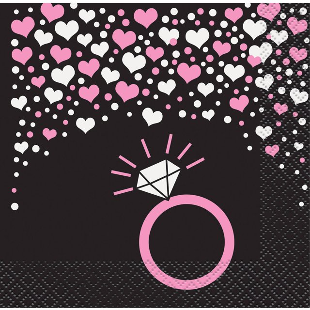 Bachelorette Party Cocktail Napkins, 5 in, 16ct