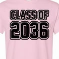 thumbnail image 4 of Inktastic Class of 2036 in Black Outlined Text T-Shirt, 4 of 5
