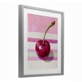 thumbnail image 2 of Stupell Industries Contemporary Cherry on Pink Stripes Gray Framed Print Under Glass, 13 x 16, by The Prints Vibe, 2 of 8