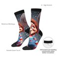 thumbnail image 5 of Saiise Chucky Funny Socks Men Women Adults Novelty Graphic Crew Tube Socks Crazy Design Casual Dress Socks for Sports,Running,Travel, 5 of 7