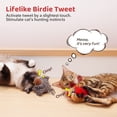 thumbnail image 2 of Juguetes para gatos Potaroma Chirping Birds con hierba gatera SilverVine, 2 unidades, 2 of 6