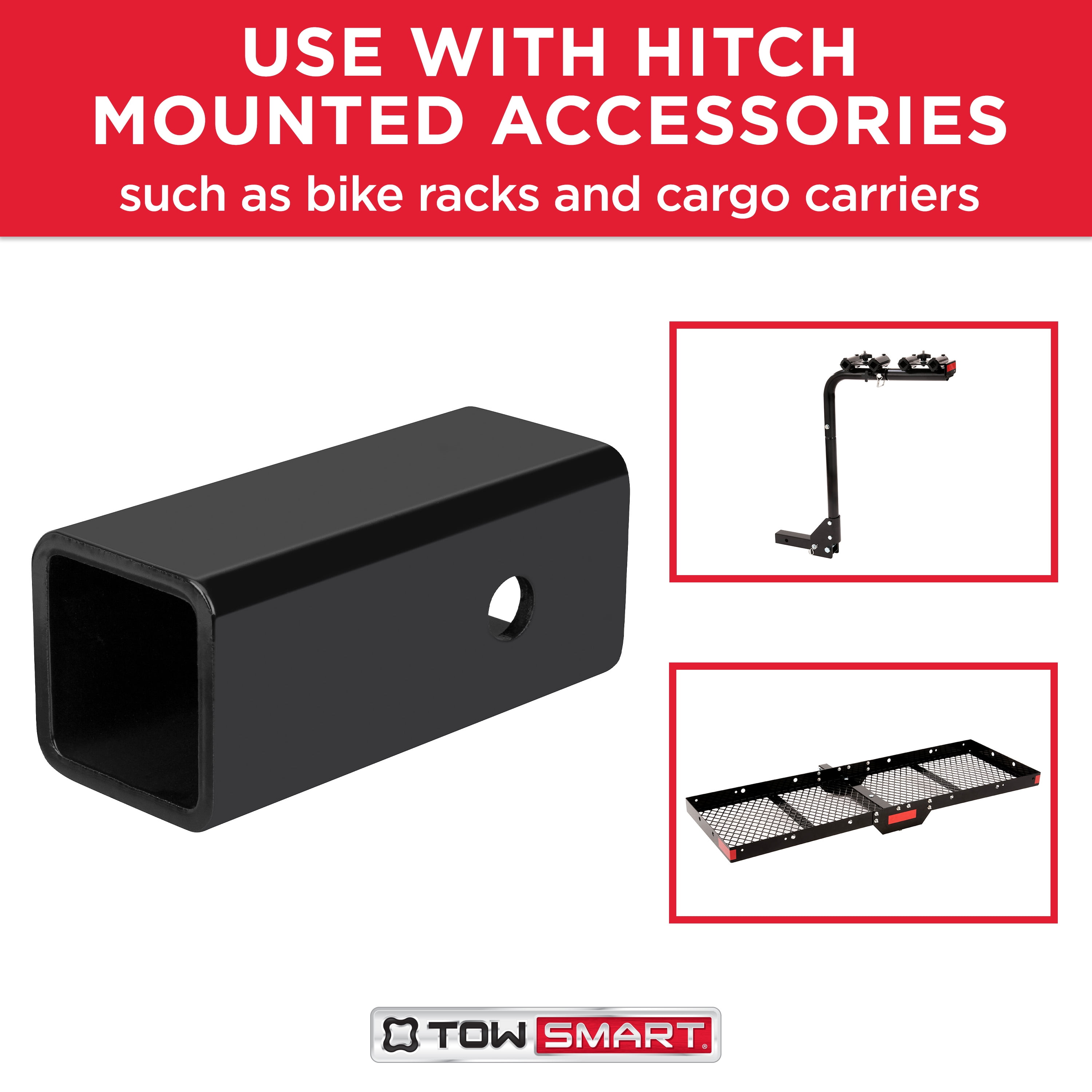 TowSmart Trailer Hitch Receiver Adapter, Class V to Class IV-III