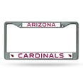 thumbnail image 3 of Arizona Cardinals Chrome License Plate Frame, 3 of 4