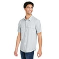 thumbnail image 2 of CORE365 CE510 Men's Ultra UVP Marina Shirt-Platinum-XL, 2 of 6