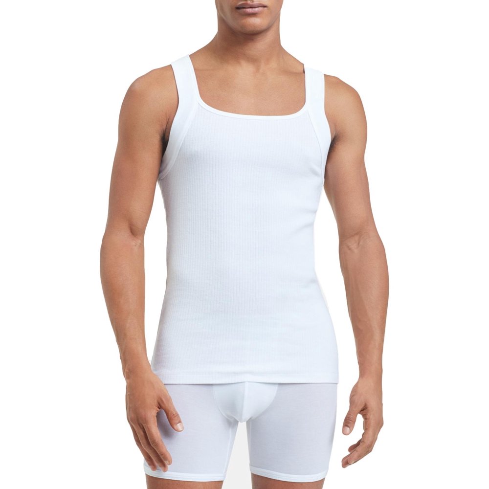Calvin Klein Calvin Klein Mens 2 Pack Square Neck Tank Top Walmart