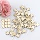 thumbnail image 5 of Moyic Paquete de 200 formas mixtas de flores DIY, astillas de madera, materiales auxiliares hechos a mano, troncos, decoración de costura, adornos de Artesanía Moyic HA012579-00, 5 of 6