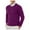 Purple, variant on Sweaters for Men - Autumn Winter Smooth Comfortable Lightweight Drapey Soft Skin - Friendly Textured Slim Fit Round Neck Long Sleeve Sweater Jacket, Daily Casual Wear, Men's Clothing