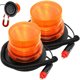 thumbnail image 3 of 2 uds LED baliza luz intermitente LED baliza lámpara IP67 impermeable advertencia de seguridad luz intermitente baliza de emergencia luz estroboscópica duradera magnética LED luz estroboscópica para c, 3 of 11