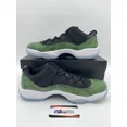 thumbnail image 2 of Ni - ke Mens Size 13 - Air Jordan 11 Retro Low Green Snakeskin Black (528895-033) NEW!, 2 of 5