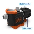 thumbnail image 5 of Black & Decker 3 HP Energy Star Variable Speed In Ground Swimming Pool Pump, 5 of 5