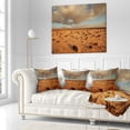 thumbnail image 2 of Designart Desert in Western Sahara - Landscape Printed Throw Pillow - 16x16, 2 of 4