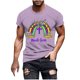 thumbnail image 1 of Camisetas de Manga Corta para Hombre Imprimir Deportes de Manga Corta Cuello Redondo Blusa Algodón Poliéster, Nueva Moda Casual Camiseta para Hombres, 1 of 1