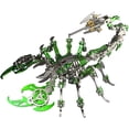 thumbnail image 1 of Puzle 3D de metal Scorpion Konhaof Green para adultos con colores, 1 of 6