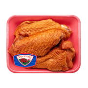 Villari Brothers Hickory Smoked Cut Turkey Wings, Gluten Free, 1.75lb -2.5lb Tray Pack
