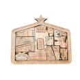 thumbnail image 1 of Rompecabezas de madera de la Natividad de la estatua del rompecabezas de la tumba de Jesús para los adultos y los niños, 1 of 5