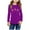 Purple, variant on Bnwani Toddler Shirts Long Sleeve Crew Neck Casual Cute Tops 3-4t