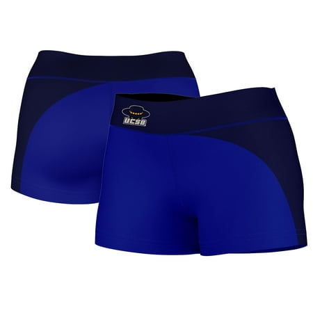 

Women s Navy/Blue UC Santa Barbara Gauchos Plus Size Curve Side Shorts