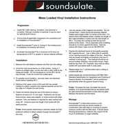 Mass Loaded Vinyl 4 X 4, 16 sq ft 1 Lb MLV, Sound Proofing
