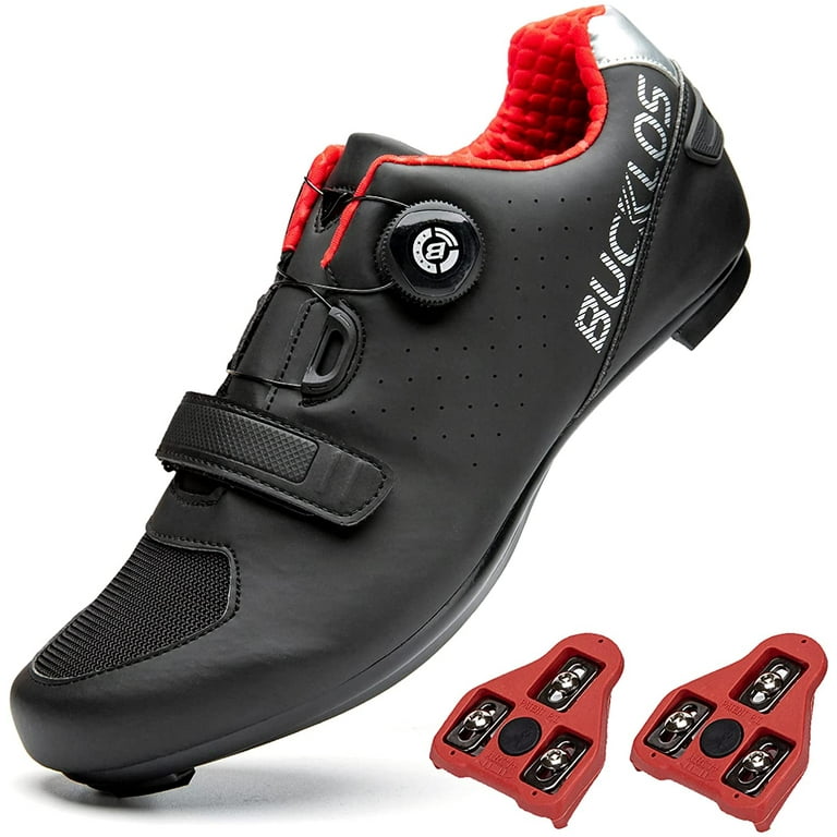  Unisex Cycling Shoes Compatible with Peloton Shimano SPD &  Look ARC Delta, Road Cycling Indoor Riding Shoes, Outdoor Road Bike Shoes  for Men and Women, 41