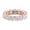 Rose Gold, variant on Karty - 5 Carat U-Prong Round Diamond Eternity Band
