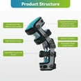 thumbnail image 4 of Orthomen ACL Knee Brace for Ligament Injuries, Sports Injuries, Arthritis (OA) & Preventive Protection & Relief from Knee Joint Pain/Degeneration- Men & Women (M-Left), 4 of 9