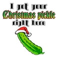 thumbnail image 3 of CafePress - Christmas Pickle Men's Light Pajamas - Men's Light Loose Fit Cotton Pajama Set, 3 of 7