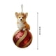 thumbnail image 3 of Decoraciones de Árbol de Navidad 2D Animales de Navidad Bolas Redondas Decoraciones de Vacaciones, 3 of 7