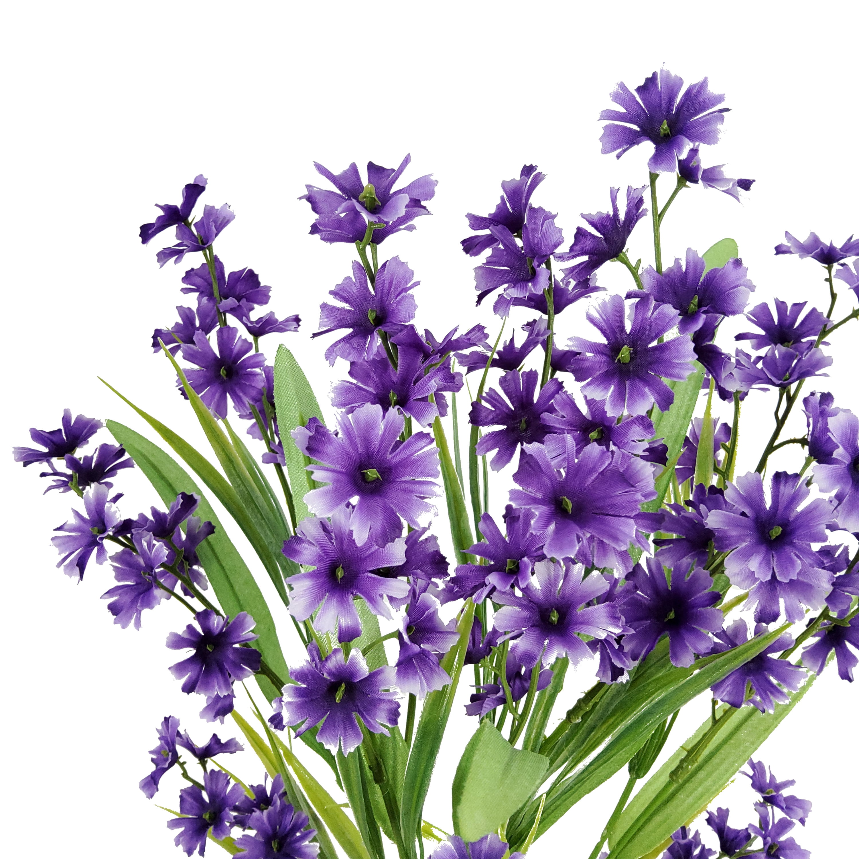 Mainstays 19 in Indoor Artificial Wildflower Bush, Polyester
