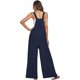 thumbnail image 5 of Monos para mujer, monos informales de pierna ancha, babero, peleles de verano, jerséis, tirantes sin mangas con trajes con bolsillos, 5 of 5