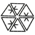 thumbnail image 1 of Porte-Balles Triangle Noir pour Table de Billard Ensemble d'Accessoires, 1 of 7
