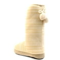 thumbnail image 4 of Luckers Women's Classic Cashmere Slipper Boots In Cream Size 6.5-7.5, 4 of 4