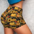 thumbnail image 4 of Sikiie Pumpkins And Sunflowers3 Workout Shorts Women Scrunch Butt Gym Shorts Seamless High Waist Tummy Control Yoga Biker Athletic Shorts-X-Large, 4 of 8