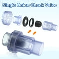 thumbnail image 3 of Uxcell Check Valve, Single Union Check Valve Slip Swing No-return Valve for Backflow Prevention 1 1/4", 3 of 7