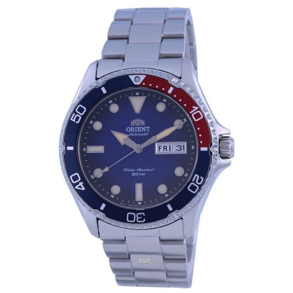 Orient Mako Kamasu Blue Dial Automatic Diver's RA-AA0812L19B 200M Men's Watch