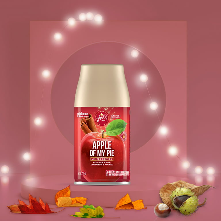Glade Automatic Spray, Refill, Apple Of My Pie, Large, 6.2 oz 