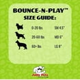thumbnail image 7 of Jolly Pet Bounce-N-Play Ball Blue 8 inch Berry Scented Rubber Dog Toy, 7 of 7