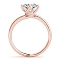 thumbnail image 3 of 2.00 Ct Solitaire Round Natural Moissanite Diamond Engagement Rings For Women Fine 14K Rose Gold, 3 of 3