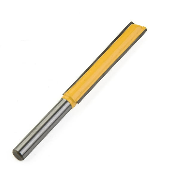 1/4" Shank Extra Long 2" Blade 3/8" Cutting Diameter Straight Router Bit 1/4*3/8*50