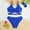 Blue, variant on Teen Swimsuits Plain Color Girls Swimsuit with Shorts Girls Two Pieces Swimsuit Tween Bathing Suits for Girl 10-11 Years