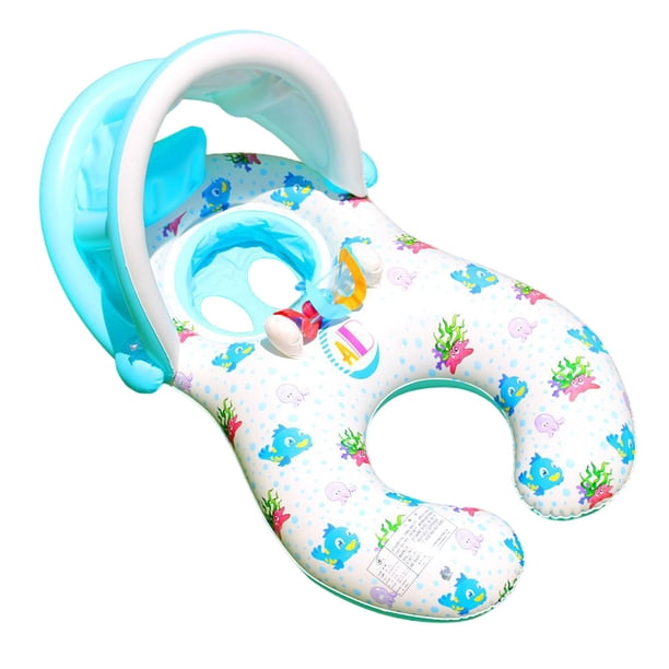 JShteea Aro Salvavidas PVC Piscina Lisa para Círculo Natación para Fiesta en La Playa (blanco)