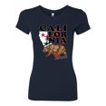 thumbnail image 2 of Wild Bobby, California Republic Cali Bear Pop Culture Womens Slim Fit Junior Tee, Navy, Medium, 2 of 3
