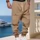 thumbnail image 5 of Ceisia Men's All-Season Solid Color Workwear Gift Sweatpants - Elastic Waistband Drawstring Pocket Oversized Comfort Pants, 5 of 9