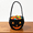 Black, variant on Halloween Trick or Treat Basket, Woven Cotton Rope Pumpkin Candy Bucket, Reusable Halloween Handheld Basket, Storage Basket for Kids, Party Favors, Home Decor