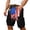 Black, variant on Men's Independence Day Patriotic Print Bermuda Length Cargo Shorts with Pockets Casual for Outdoor L
