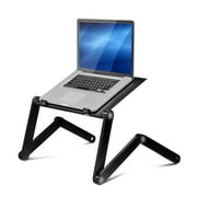 Furinno X7 Aluminum Adjustable/Portable Notebook Laptop Table with Cooler Fans