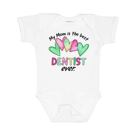 

Inktastic My Mom is the Best Dentist Ever Gift Baby Boy or Baby Girl Bodysuit