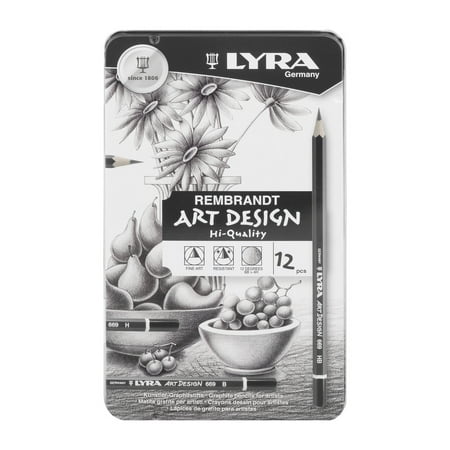 Lyra Rembrandt Art Design Graphite Pencils - 12 PC, 12.0 PIECE(S)