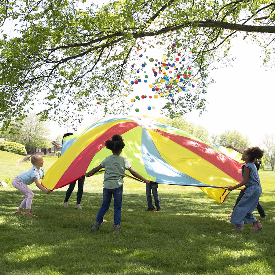 12-foot Play Parachute Kids Canopy Children Wind Tent 