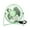 Green, variant on Green 4 Inch Usb Cat Ear Desktop Fan Bladeless Quiet Portable Small Fan For Office Home 6.3X5.7X2.0 Inch Usb Powered Lightweight Personal Cooling Quiet Breeze Compact Device